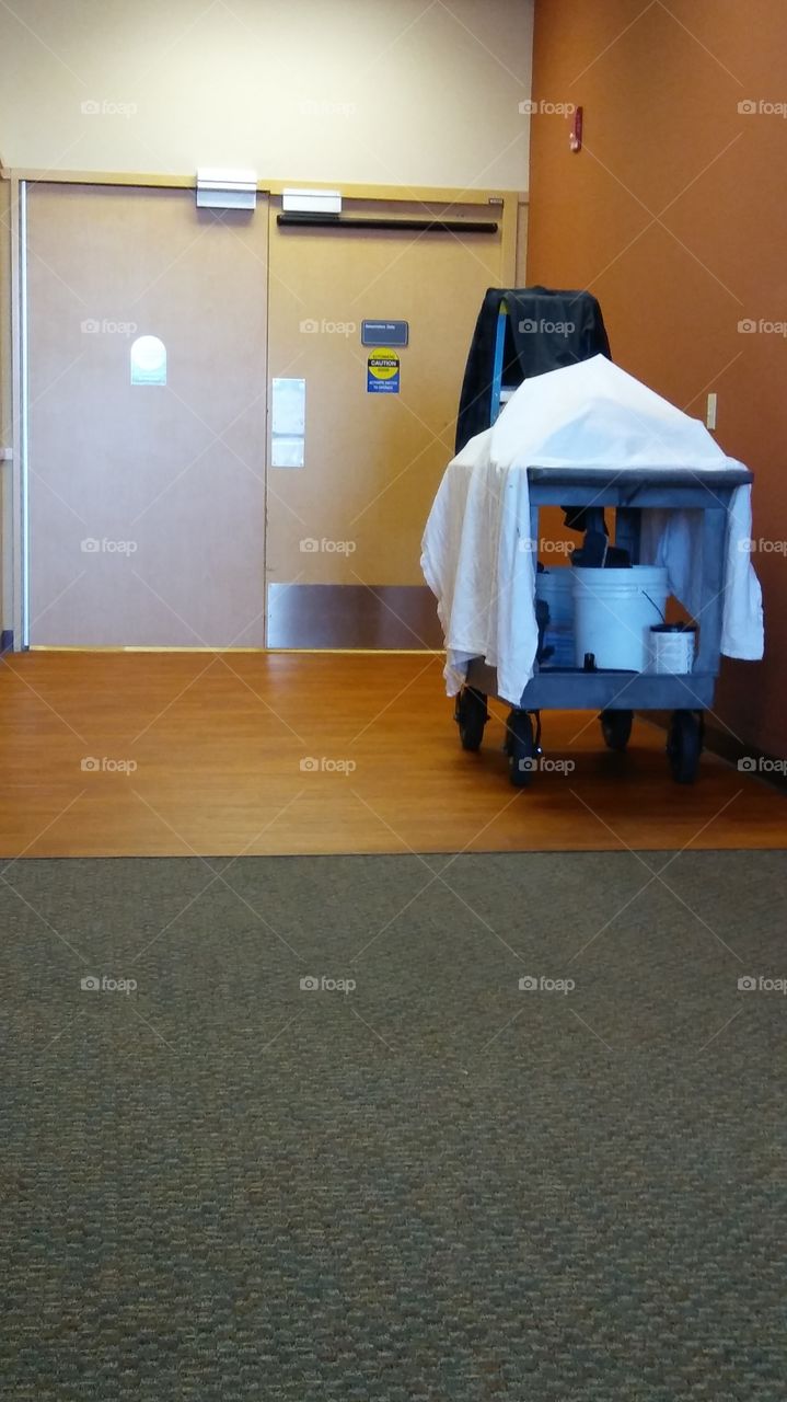 Hospital Cleaning Cart