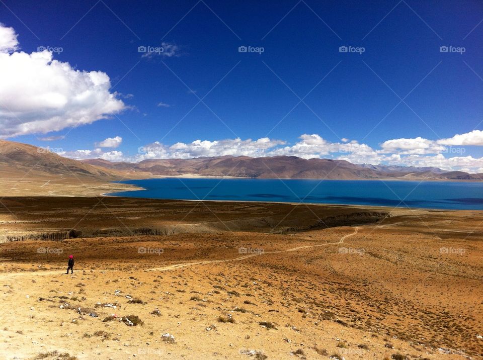 saint lake in Tibet