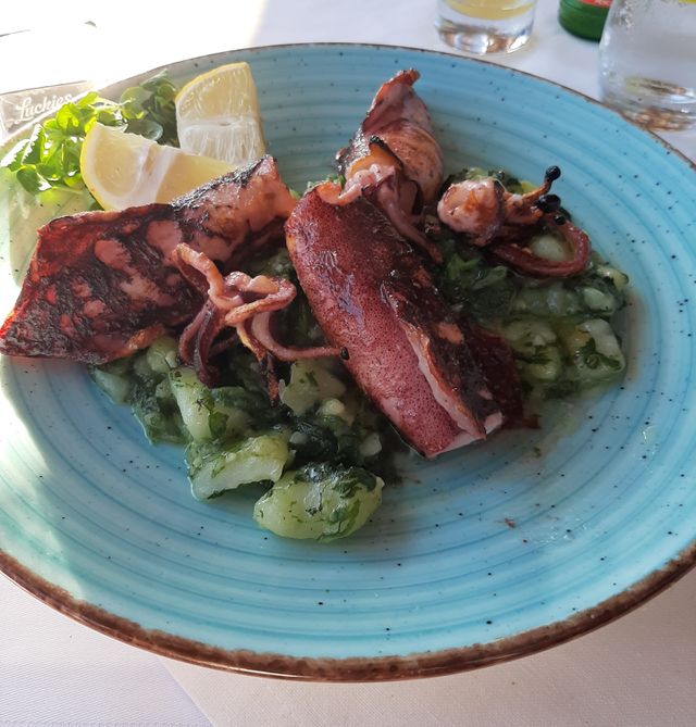 grilled calamari