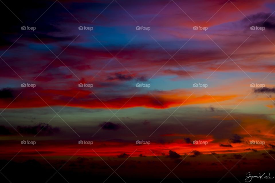 Evening fall, Brunei