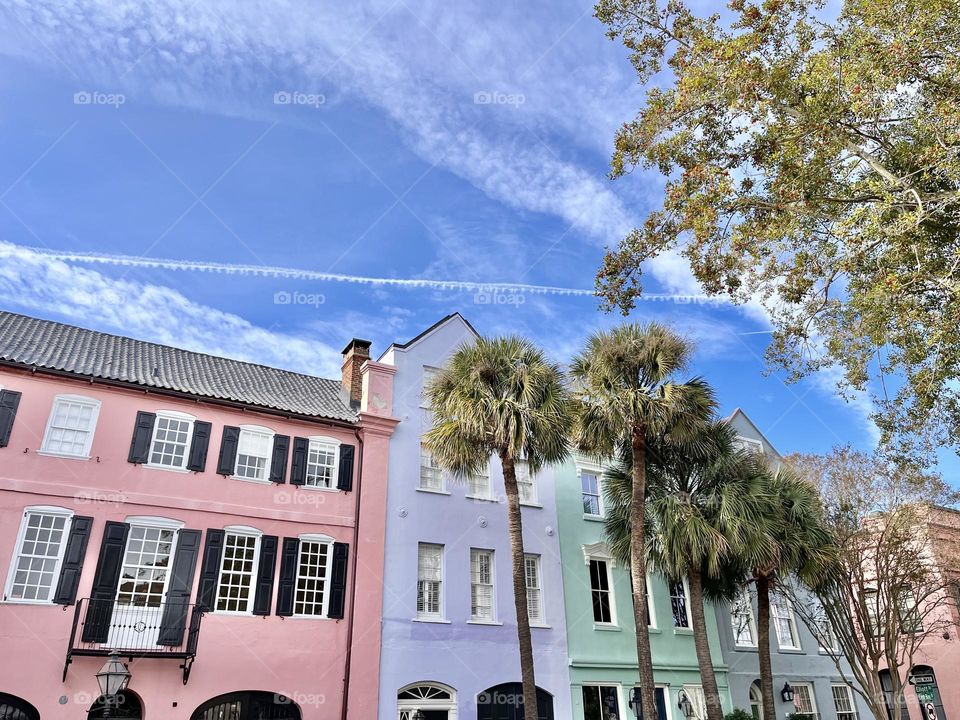 A lovely day wandering the colorful and unique Rainbow Row in Charleston, South Carolina 