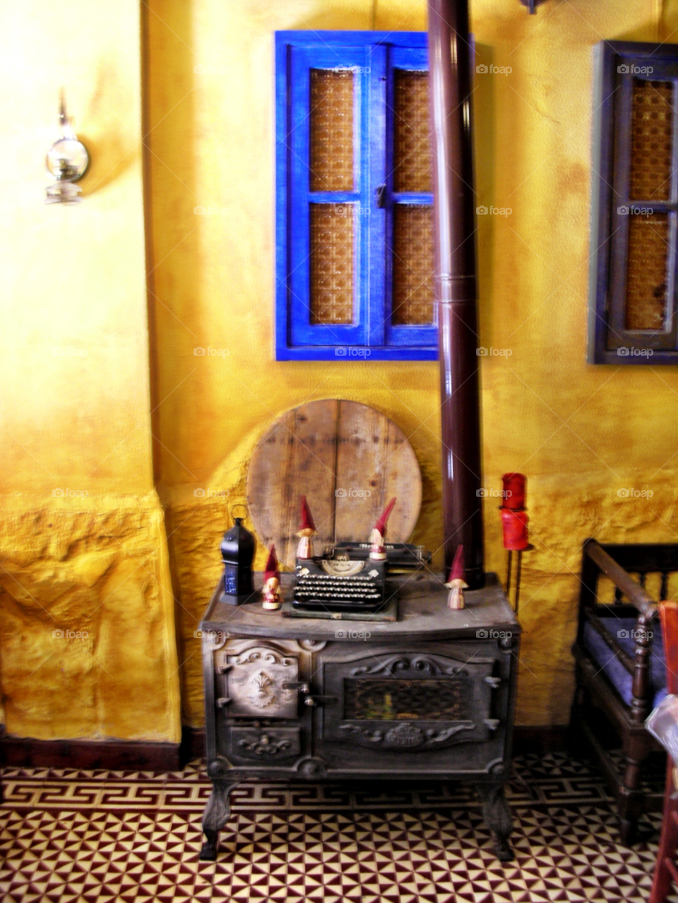 yellow wall food wood by emmanuelgr