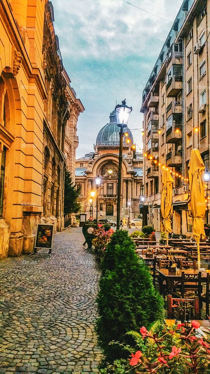 Old town of Bucharest