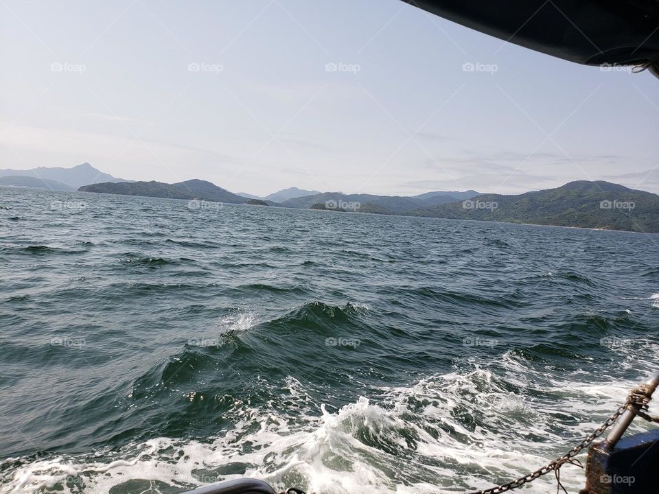 Boat trip to Lai Chi Wo in Hong Kong