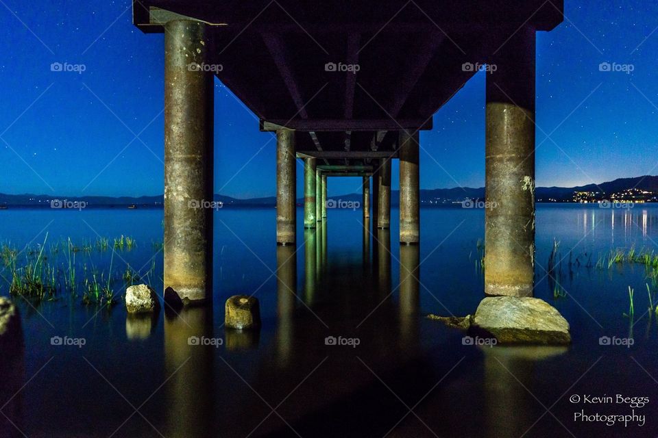 Under the pier 