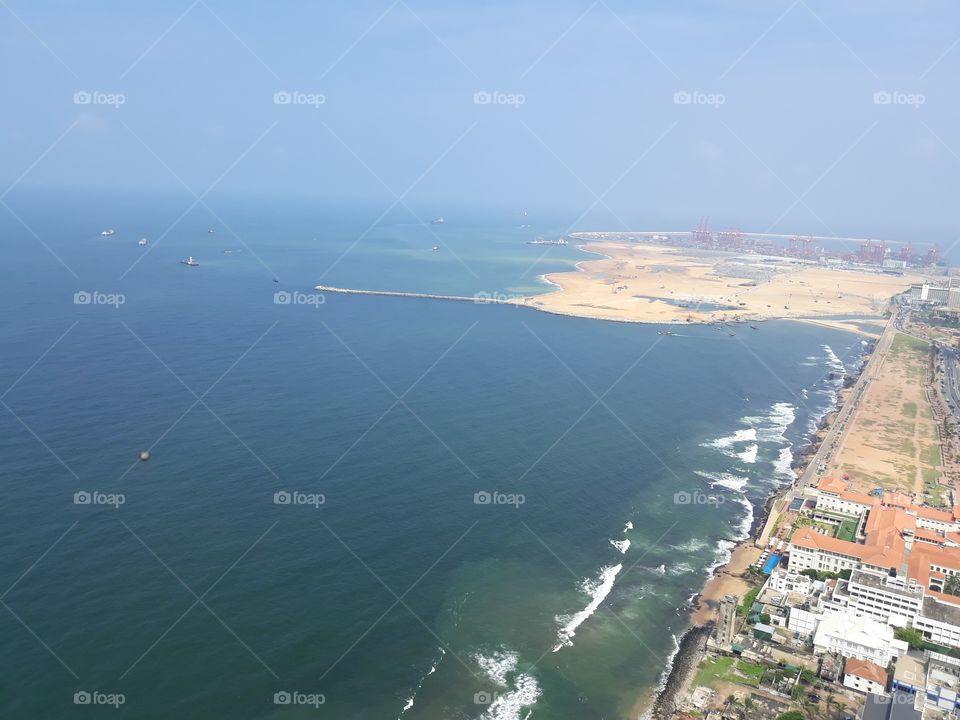 Sri Lankans Colombo city of sea nature