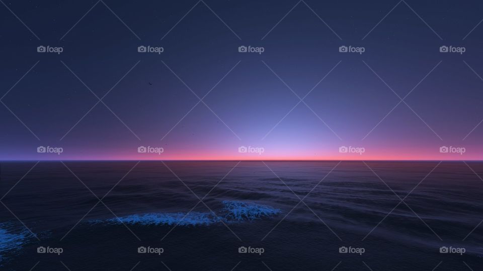 Meerblick mit wundervollem Horrizont