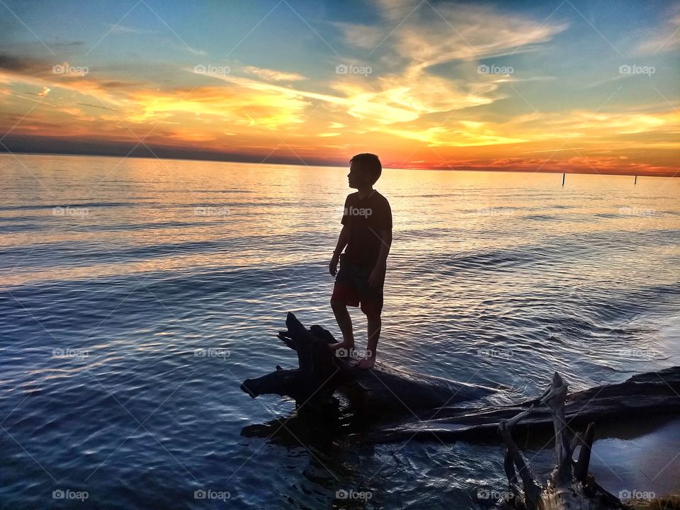 Lake Michigan sunset