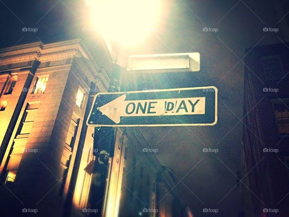 One Way, One day