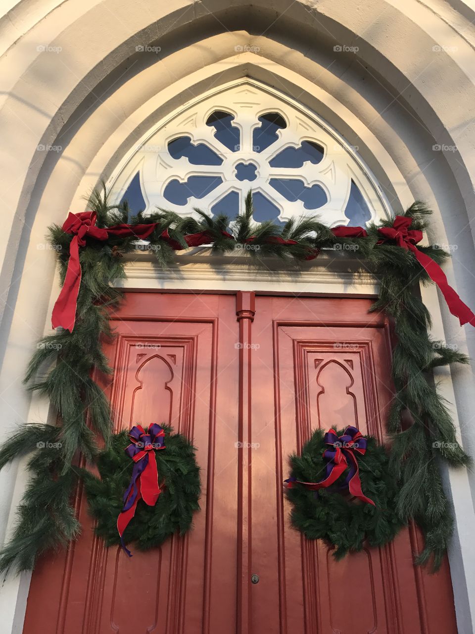 Arched Door Fredericksburg Baptist Church