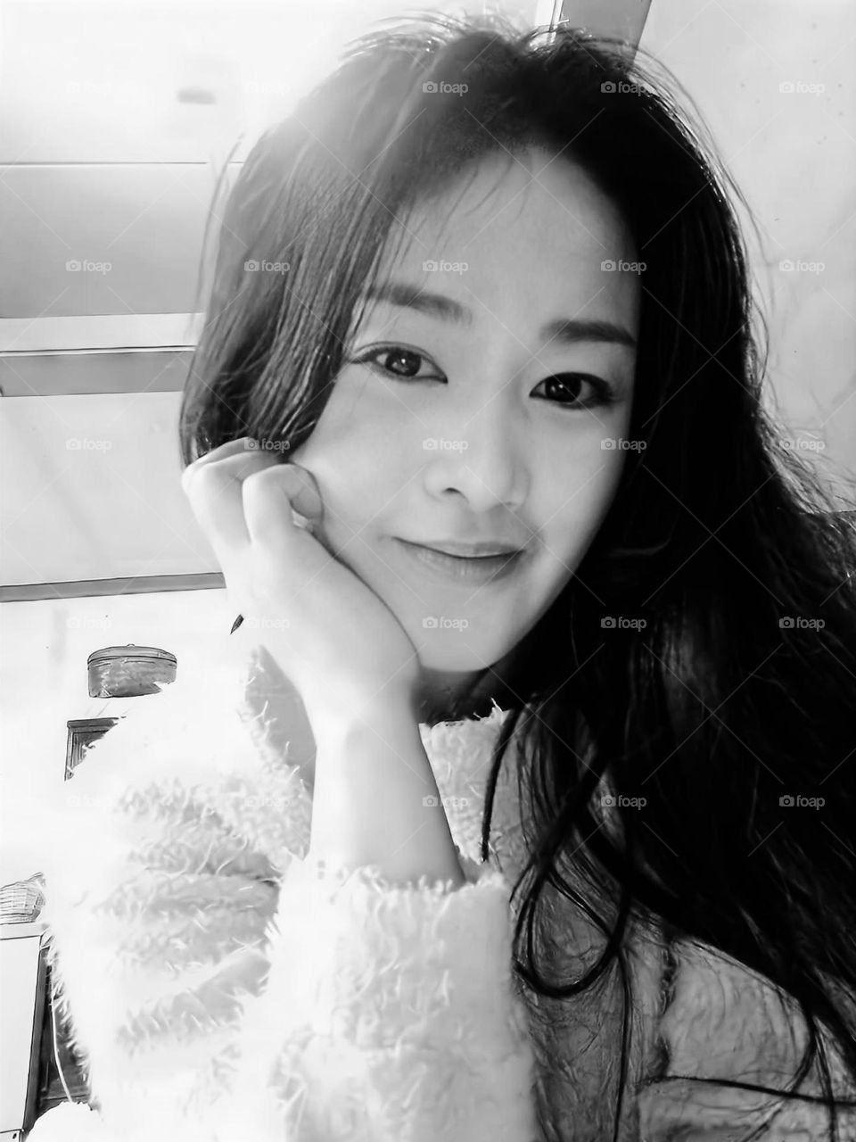 portrait of an smiling  woman