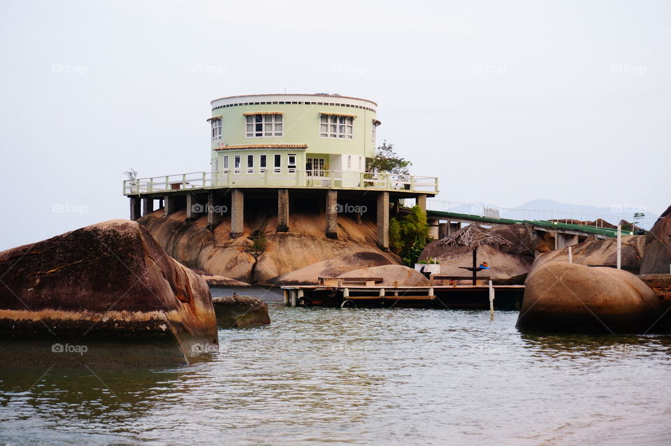 Beach house, creepy