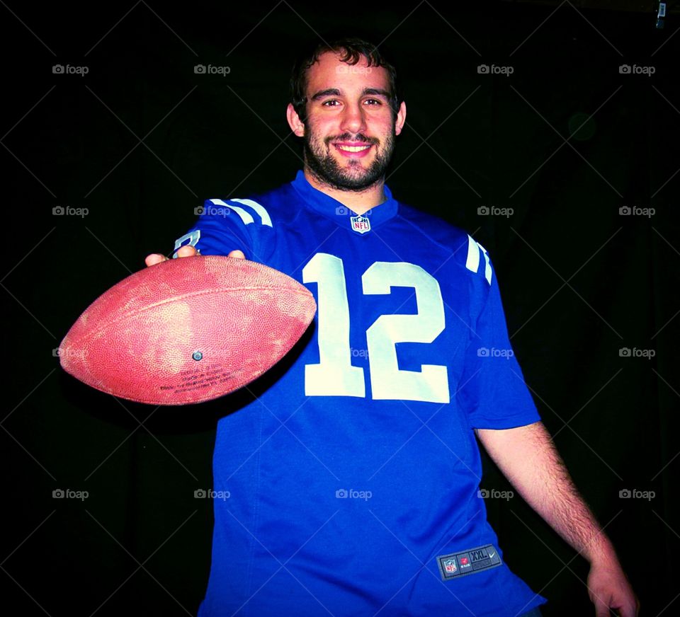 Me having fun with a backdrop