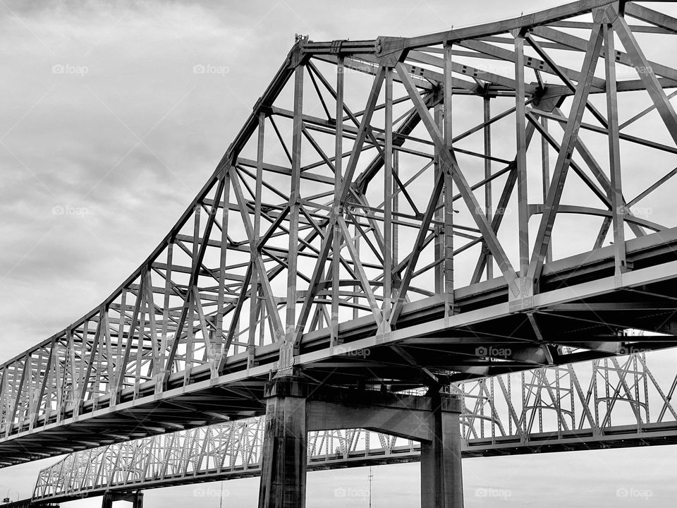 A bridge across the Mississippi River in New Orleans