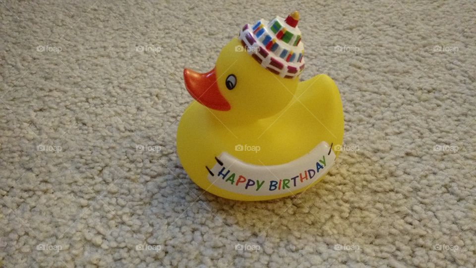 Happy Birthday Rubber Duck