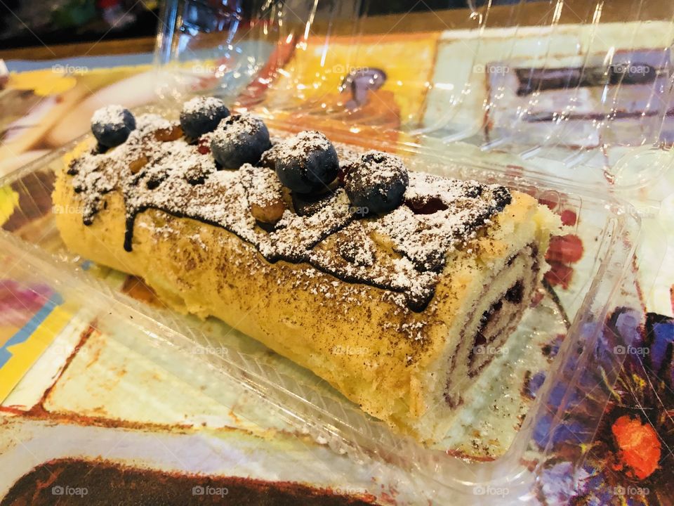 Christmas cheese cake 