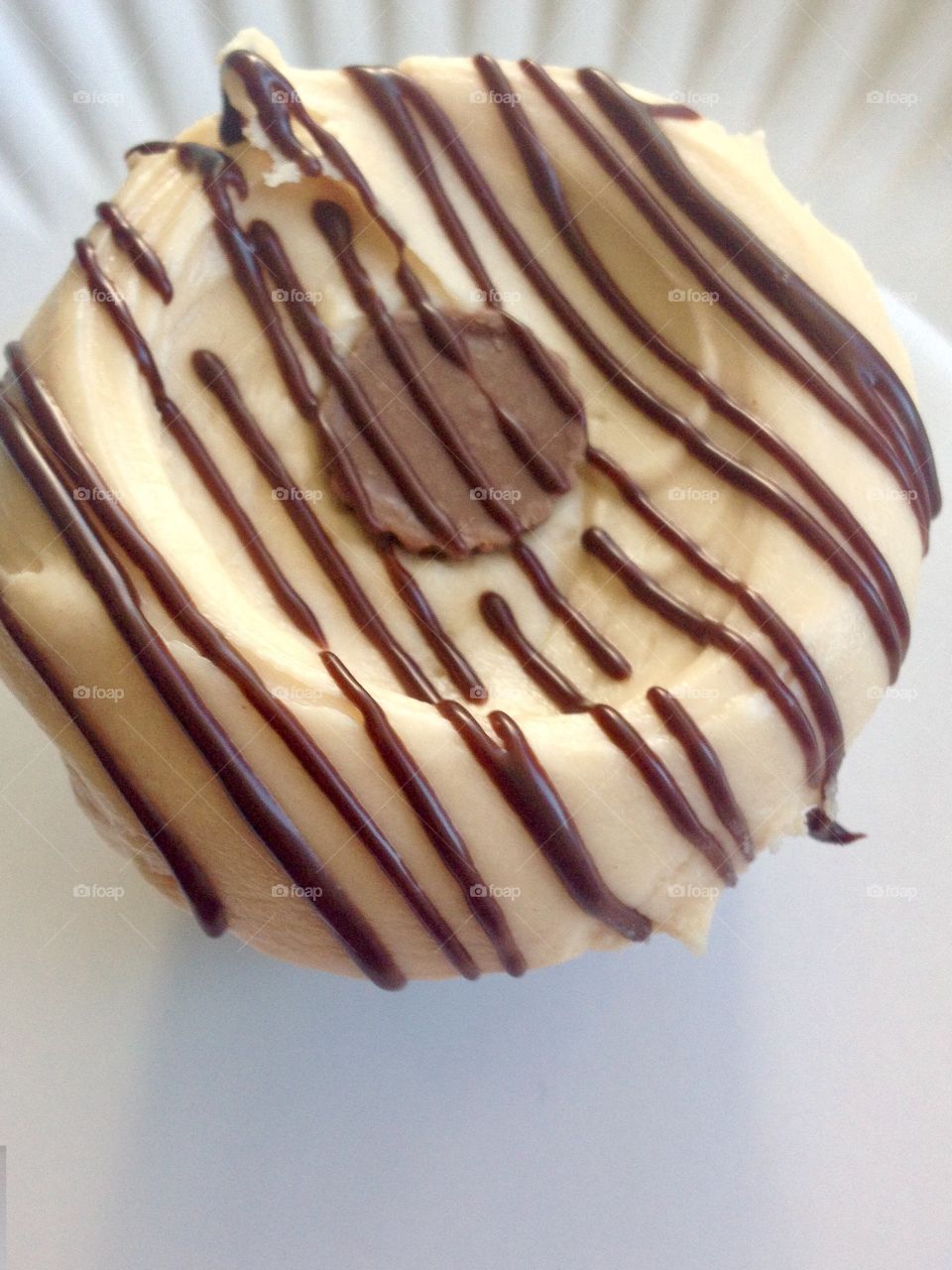 Peanut butter chocolate cupcake 