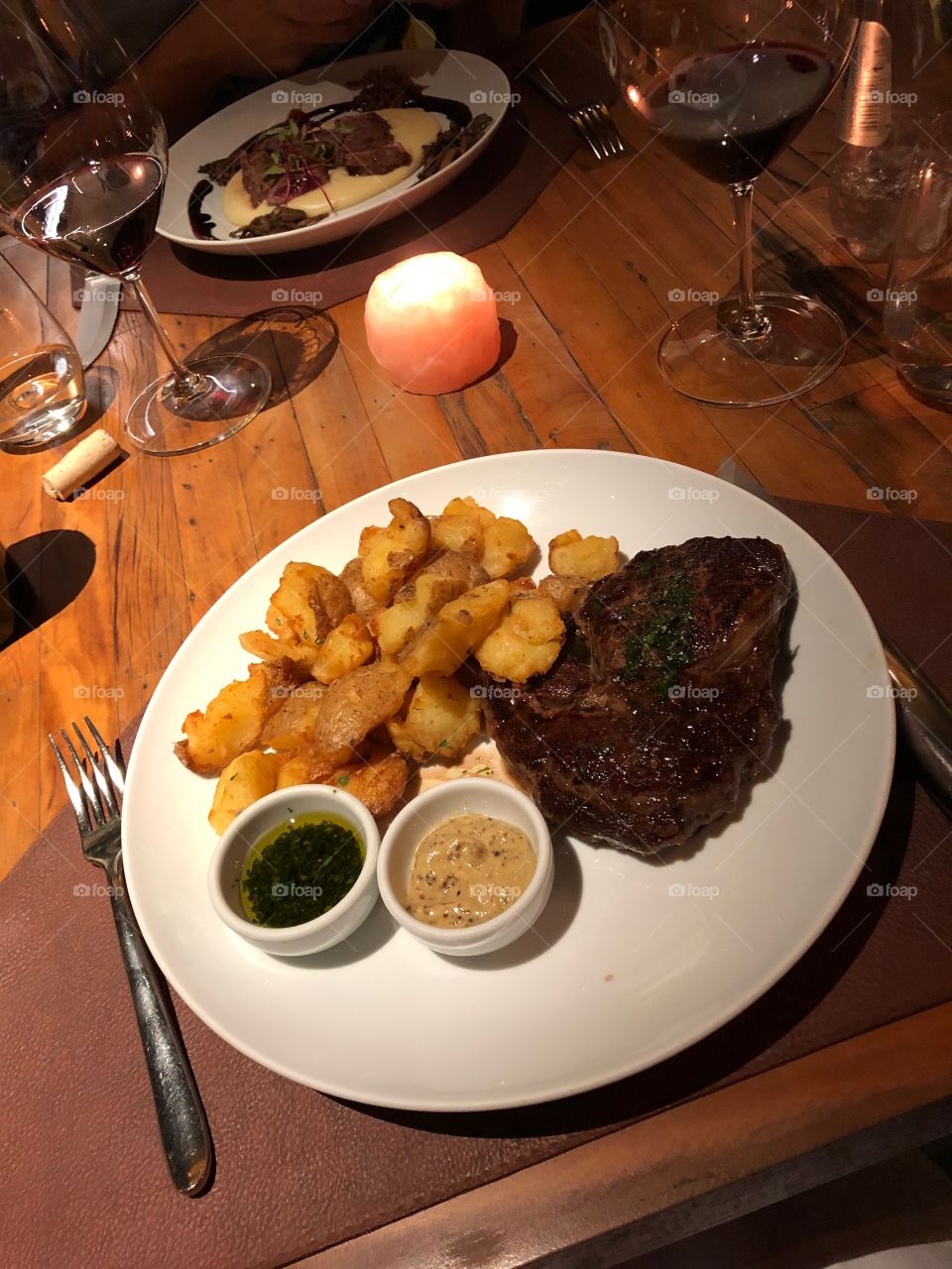 Dinning in a restaurant of famous brazilian chef.