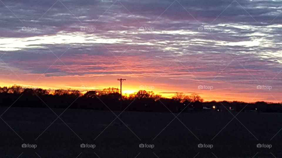 orange and purple sunset