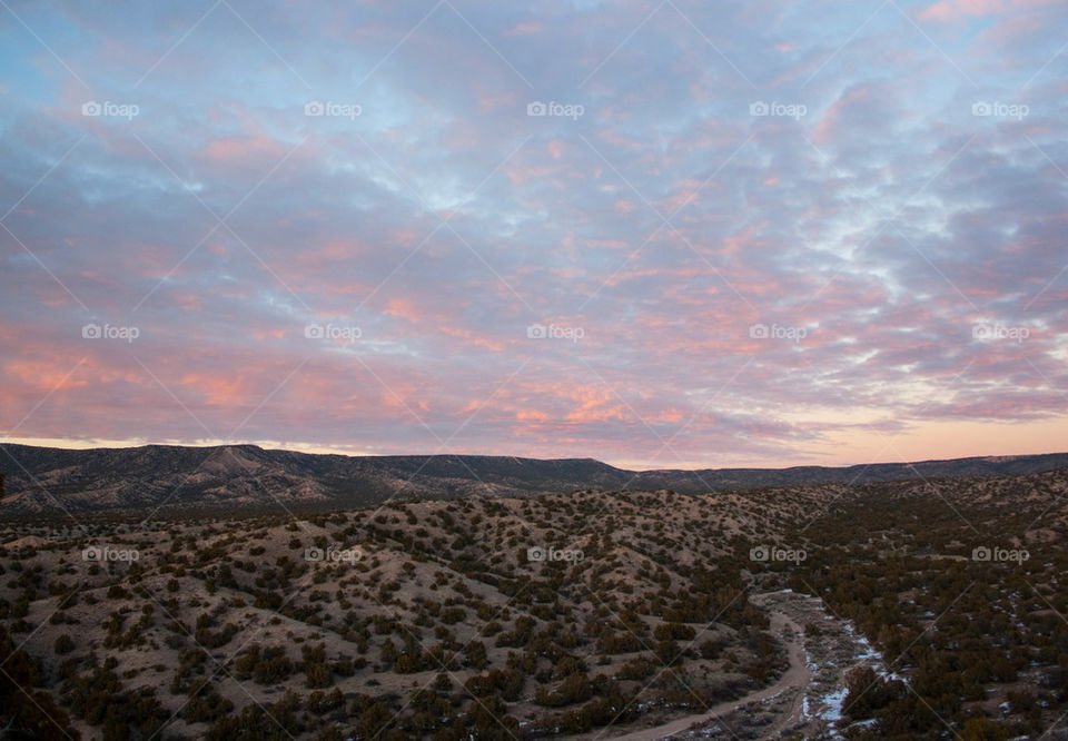 New Mexico sunset