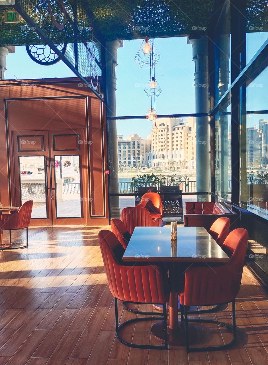 Interior of a High class cafe