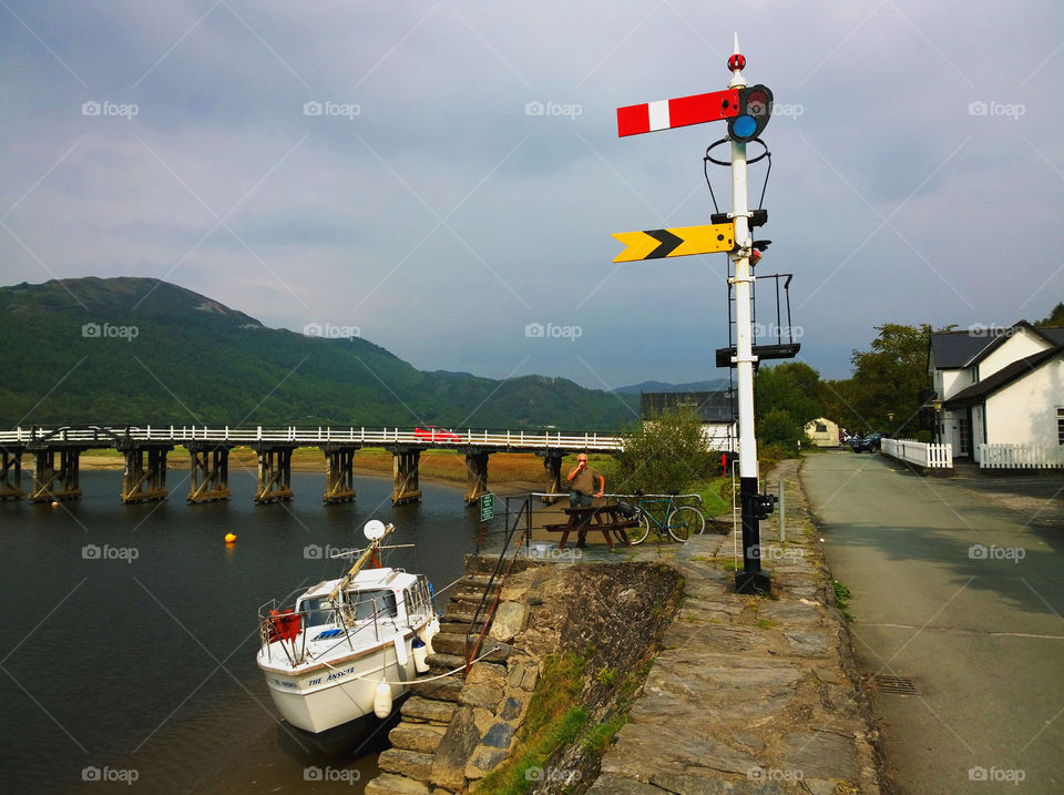 Trail. Mawddach trail Wales