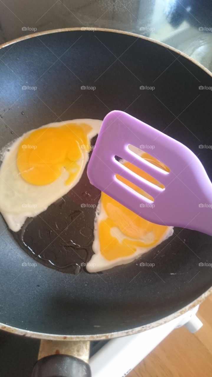 No Person, Egg, Frying Pan, Egg Yolk, Pan