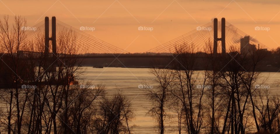 Mississippi River and east cape