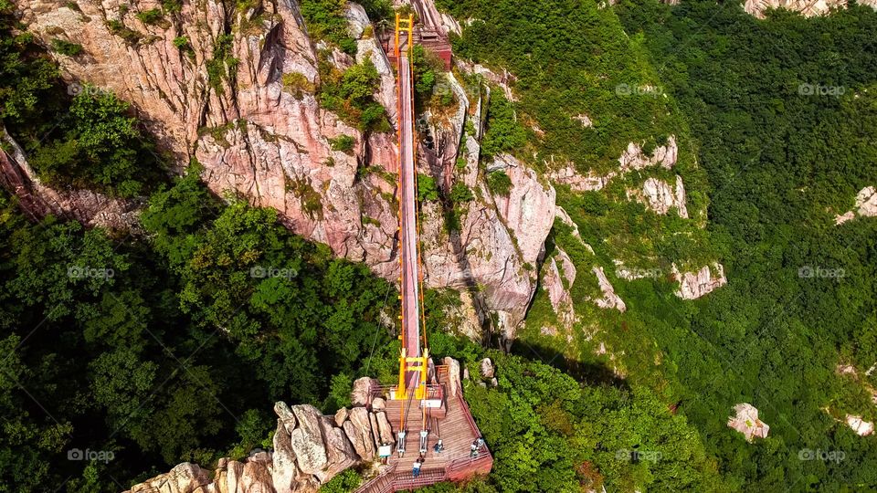 Cloud bridge at Wolchulsan National Park, Yeongam, South Korea
