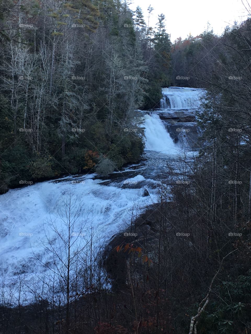 Waterfall in DuPont State Forest Asheville, NC 