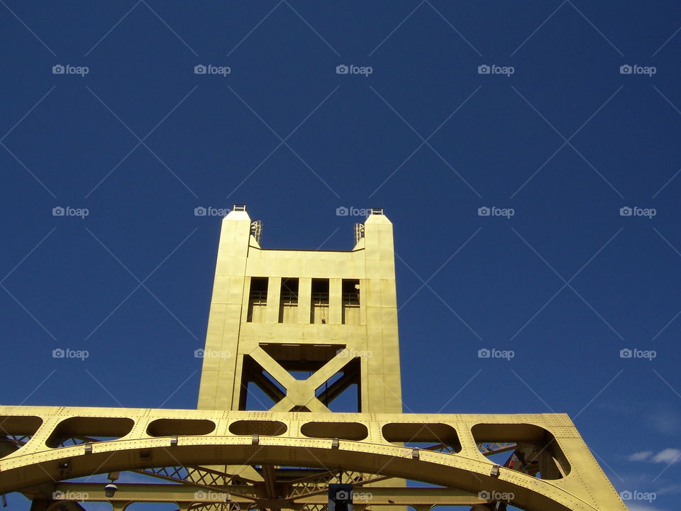 Golden Bridge. driving on the Golden Bridge in California