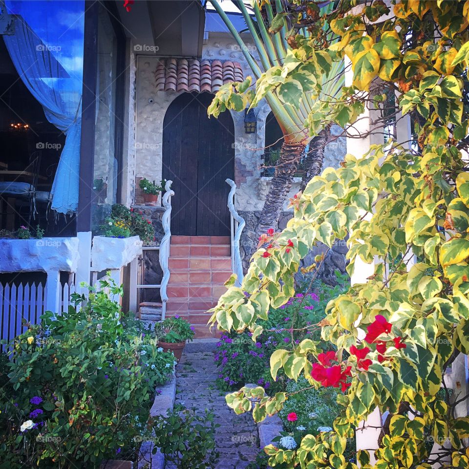 The Beautiful Entrance Porch 