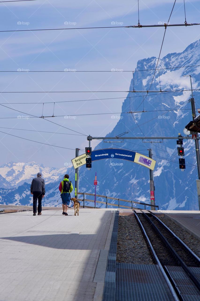 Let’s go hiking the snow mountain 