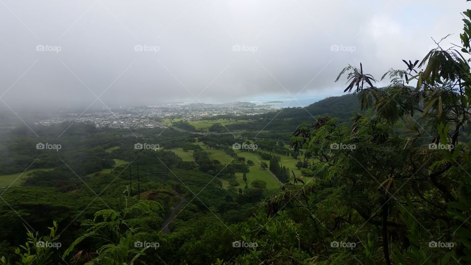 Pali lookout. one of the many views from pali lookout