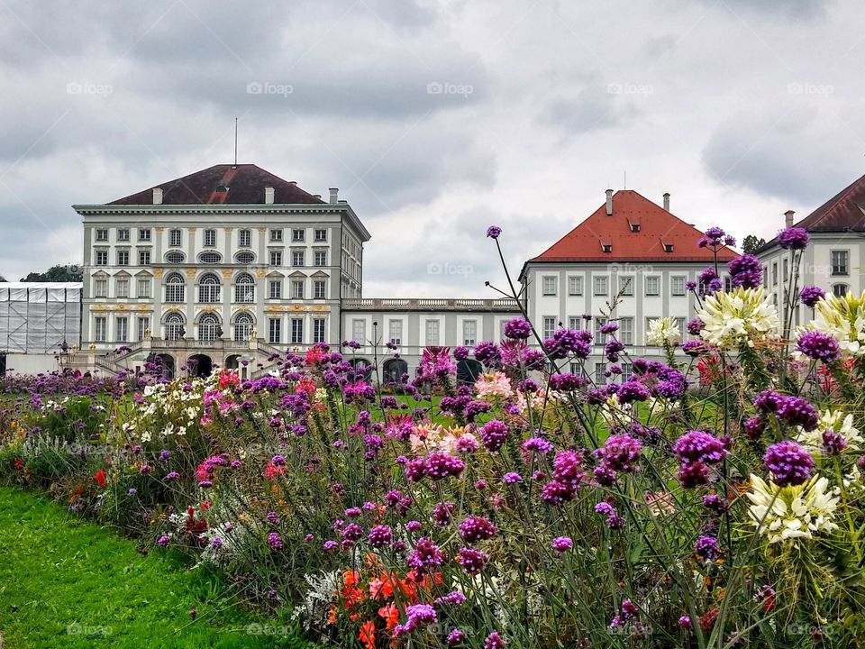 Flowers at Nymphenburg palace