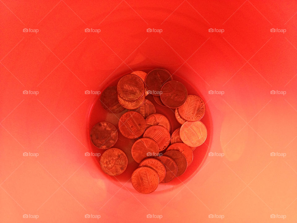 tunnel orange stone penny by jdeboer0506