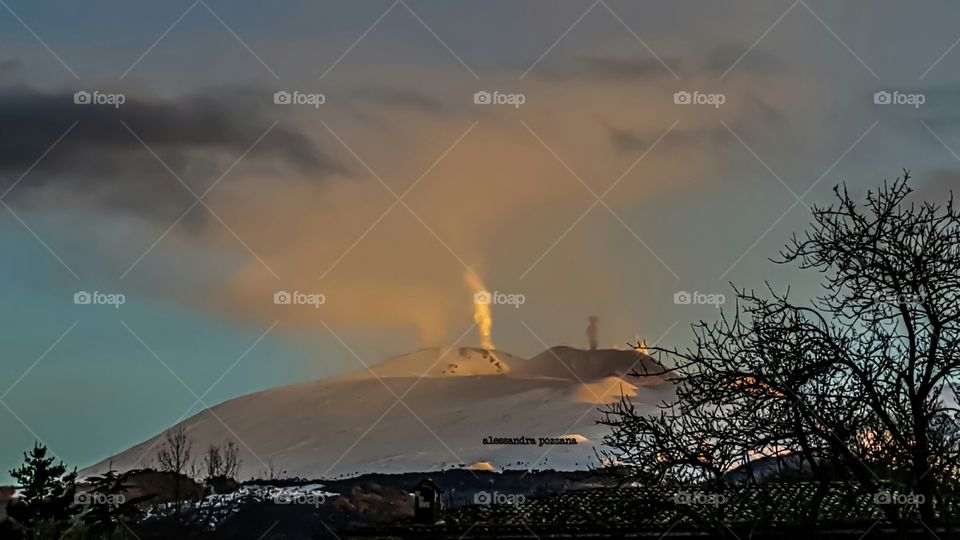 etna ed emissioni di cenere