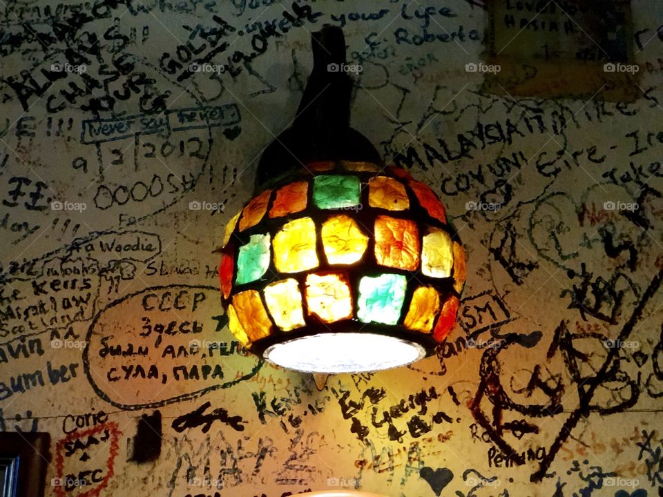 Color of light light up the night 