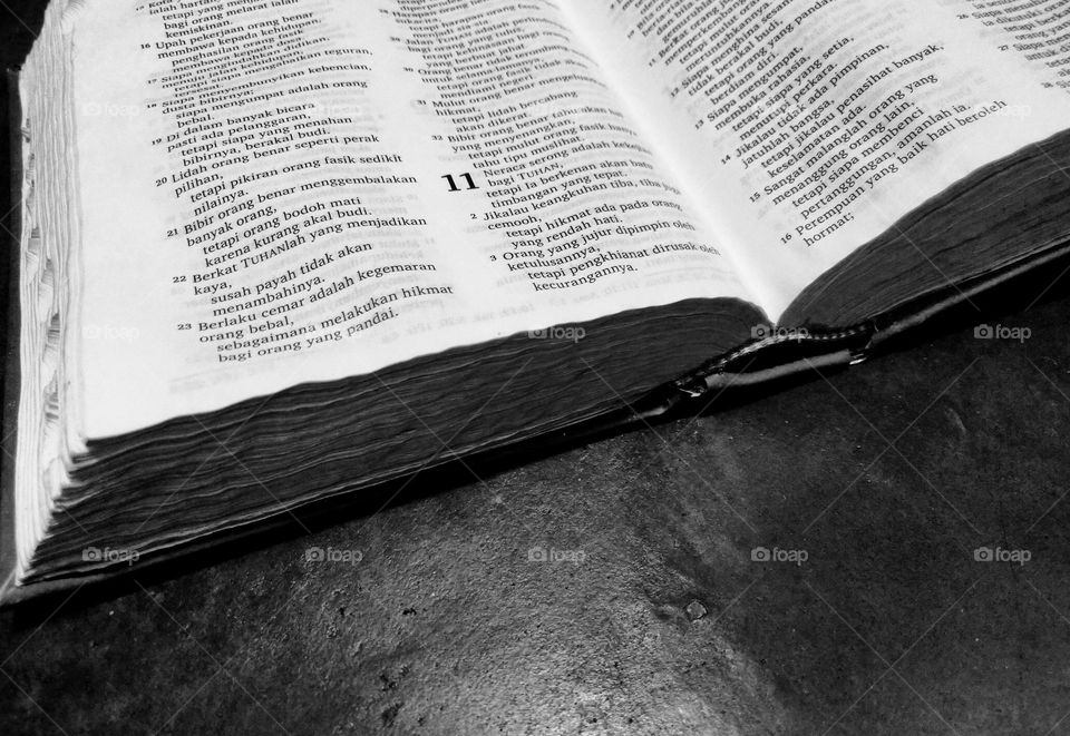 Reading the holy book