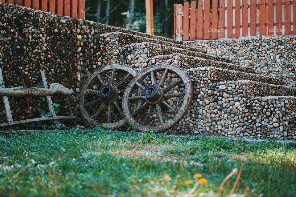 Wooden wheels 