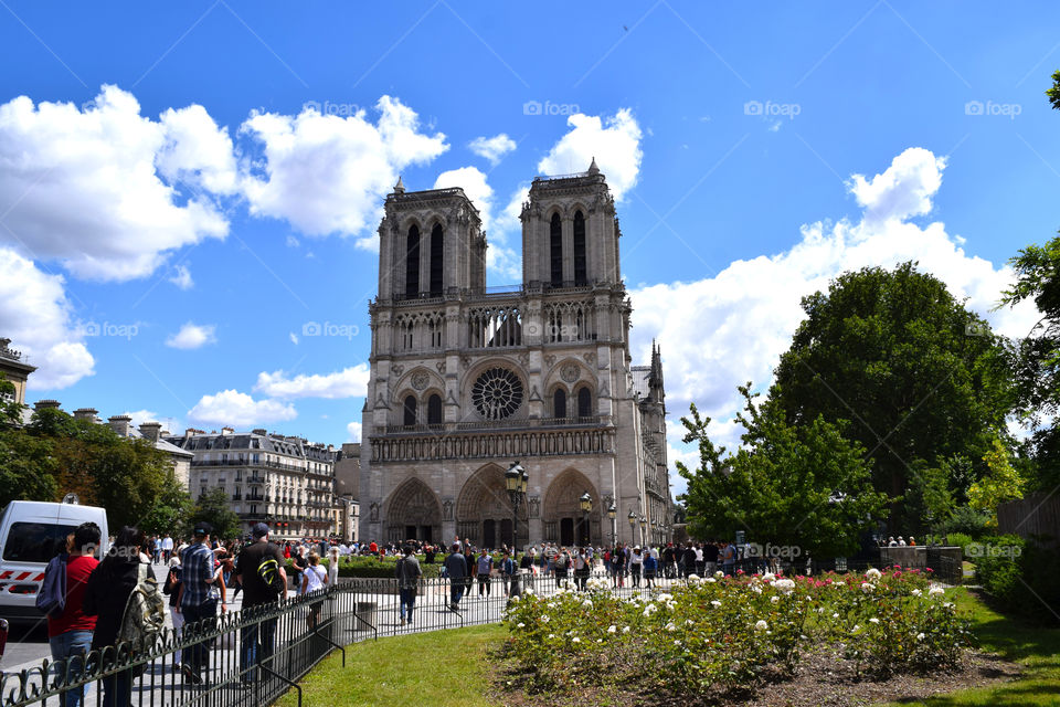 Notre Dame in Paris, France