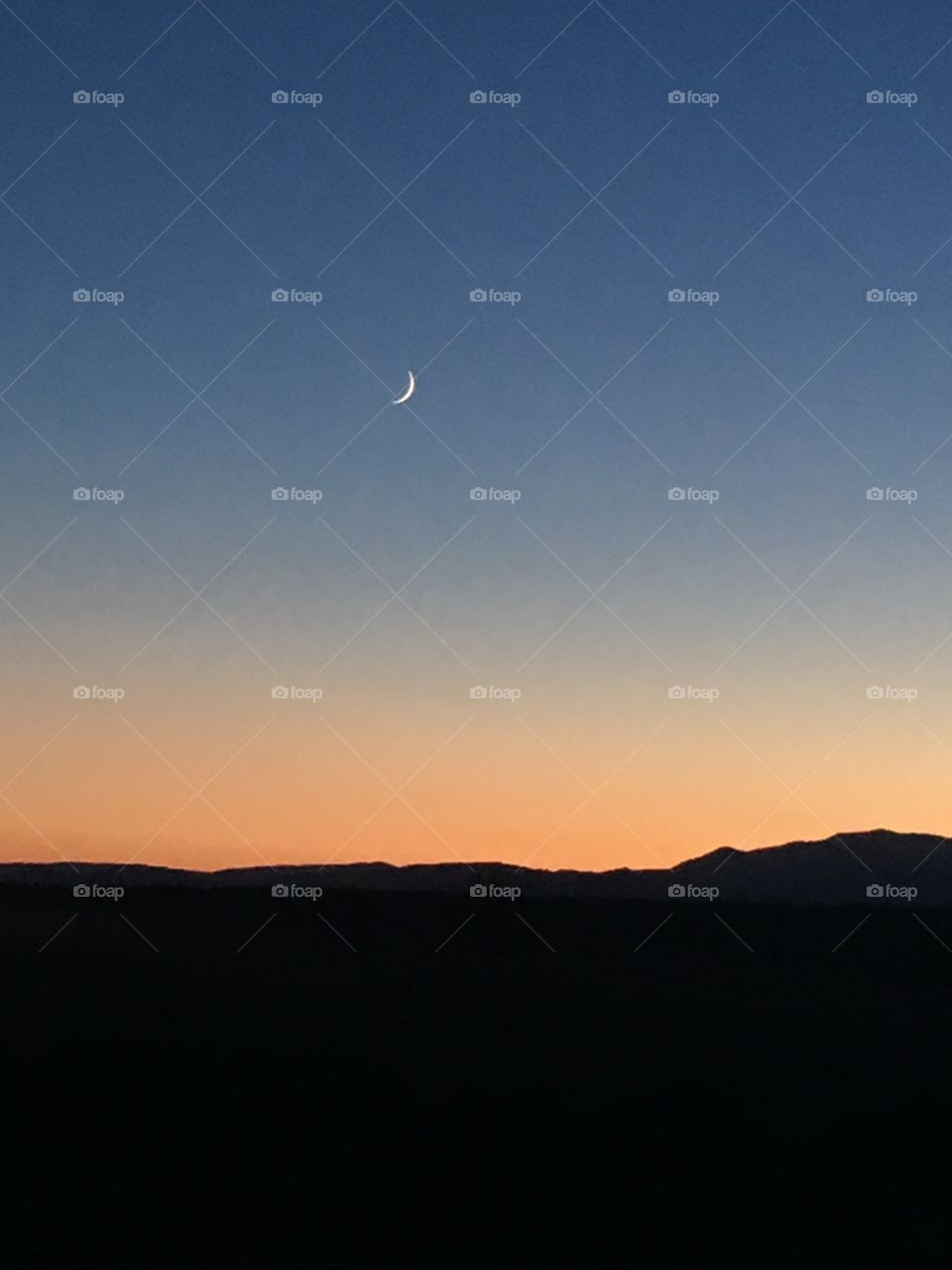 Idaho Sunset Moonrise