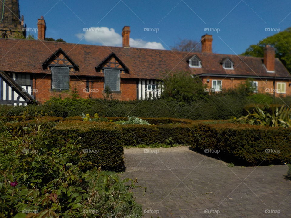 Park in Old Yardley village 