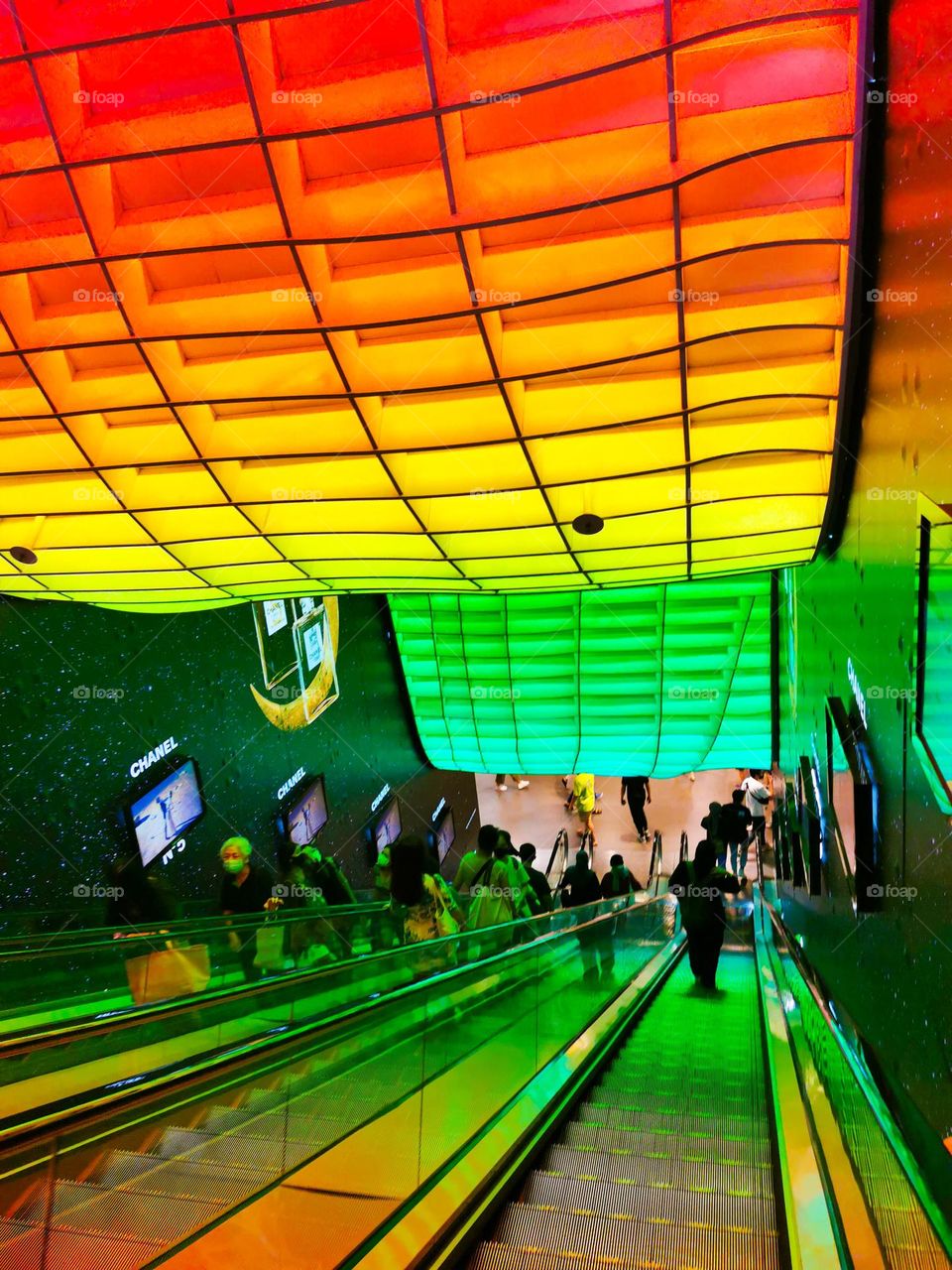 Rainbow color lights