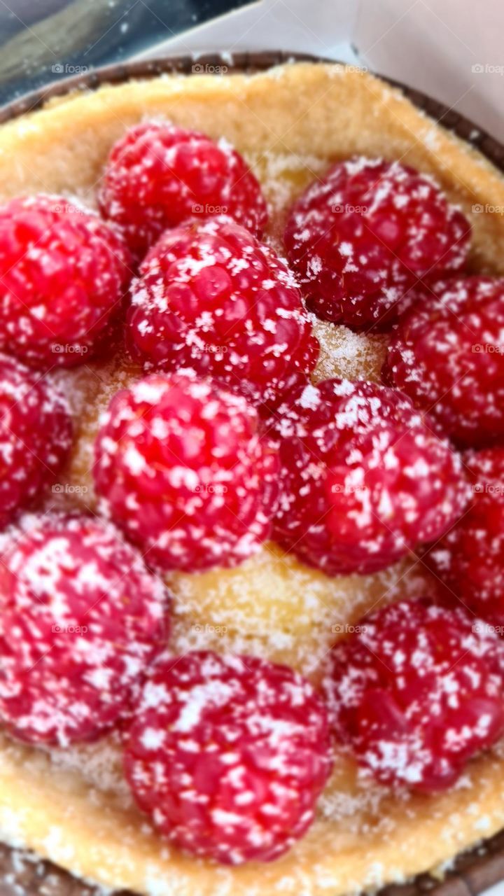 Lemon Raspberry Tart