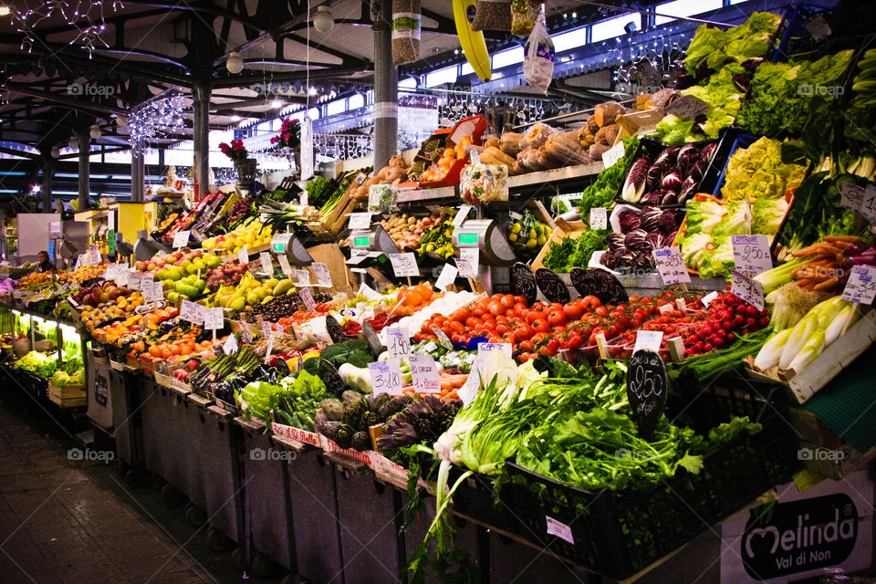 Italian food market