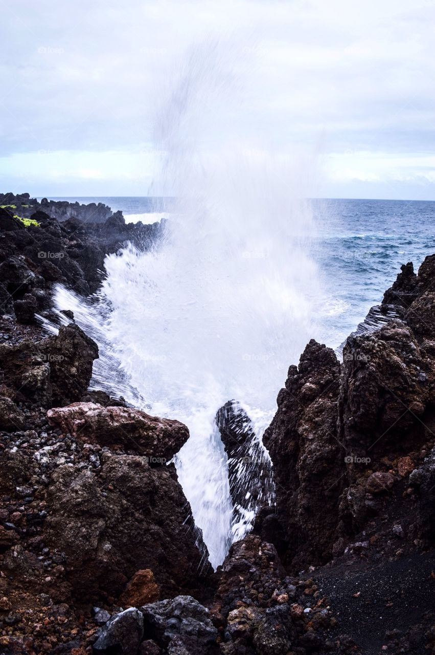 Blow hole