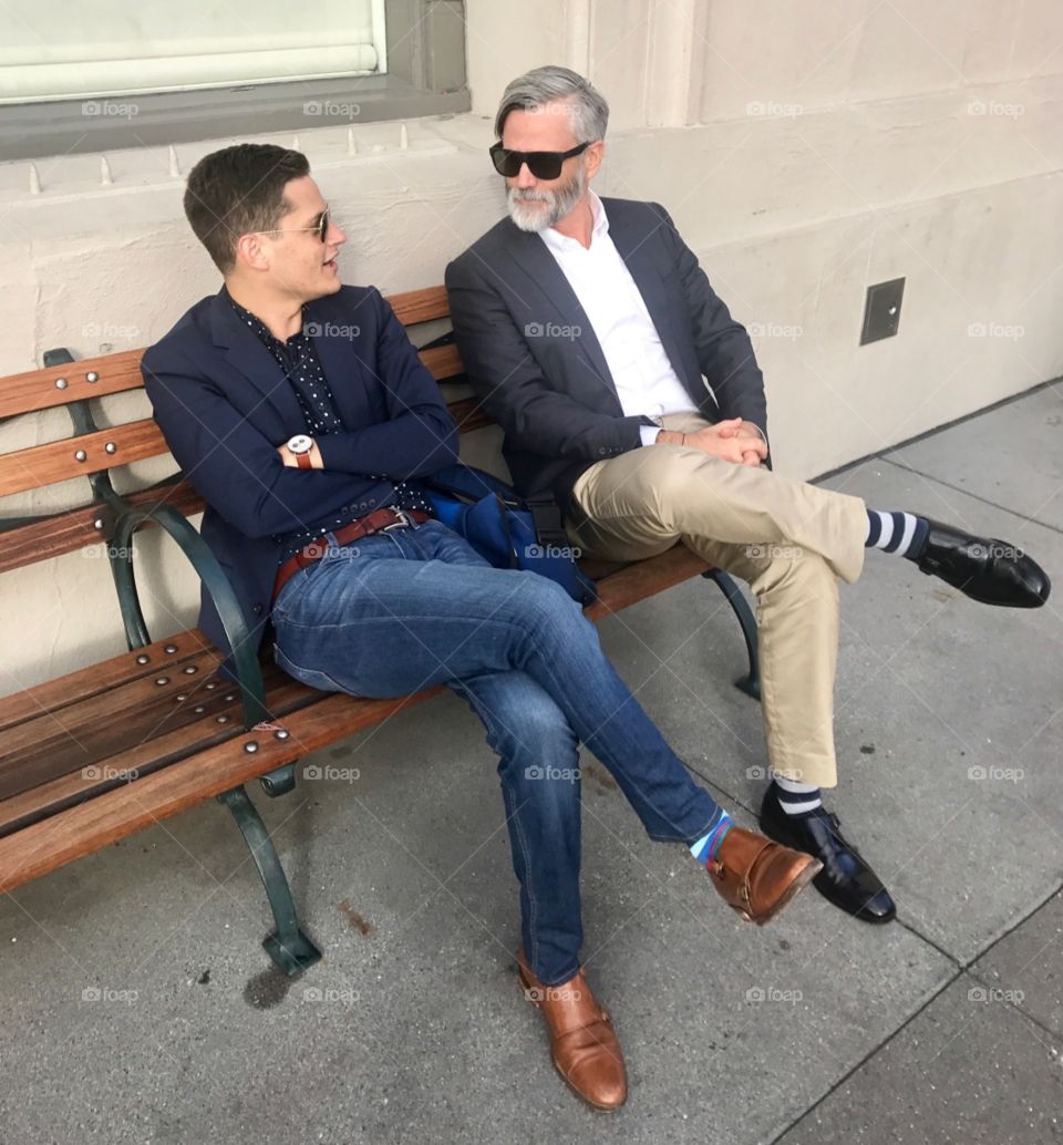 Sidewalk Conversation