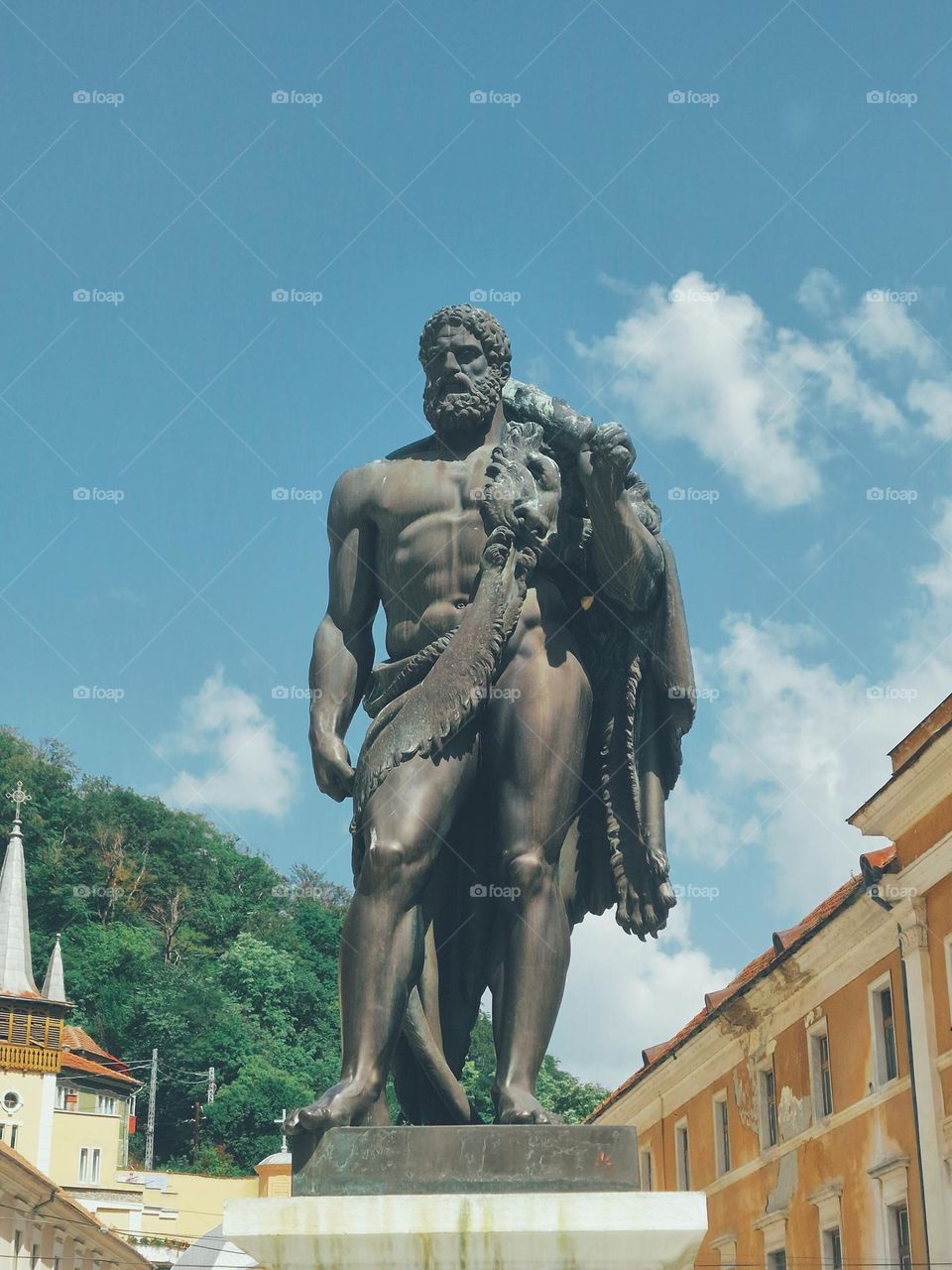 Hercules statue