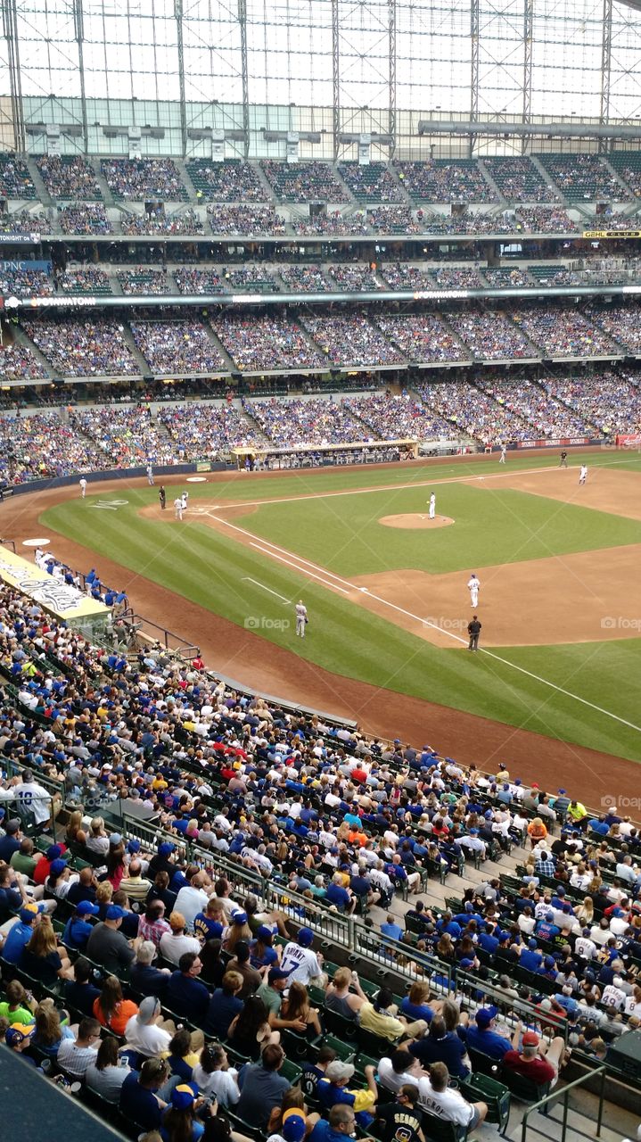 Miller Park. Cubs vs. Brewers